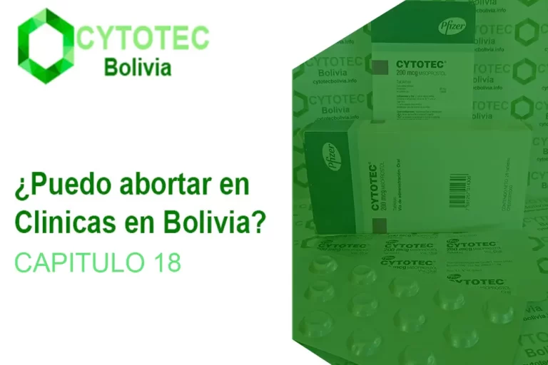 ¿Puedo abortar en clinicas en Bolivia?